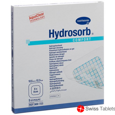 Hydrosorb Comfort Hydrogel 12.5x12.5cm Steril 5 Stück buy online
