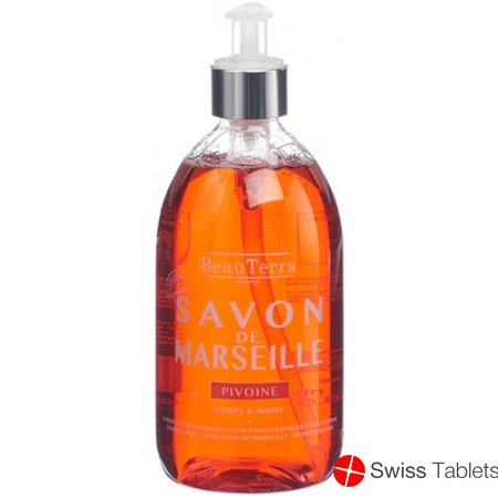 Beauterra Flüssigseife Marseille Pfingstro 500ml buy online