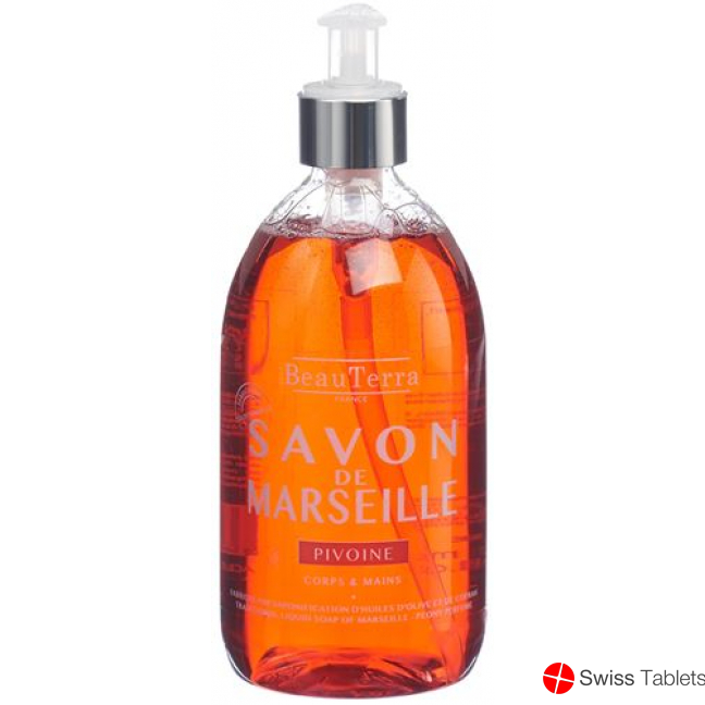 Beauterra Flüssigseife Marseille Pfingstro 500ml buy online