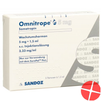Omnitrope Patr Surepal Injektionslösung 5mg/1.5ml