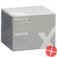 Dolor-x Sport Tape Strong 5cmx10m Weiss 12 Stück
