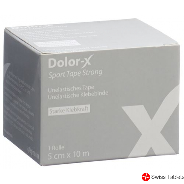 Dolor-x Sport Tape Strong 5cmx10m Weiss 12 Stück buy online Dolor-x Sport Tape Strong 5cmx10m Weiss 12 Stück buy online