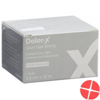 Dolor-x Sport Tape Strong 3.8cmx10m Weiss 12 Stück Dolor-x Sport Tape Strong 3.8cmx10m Weiss 12 Stück