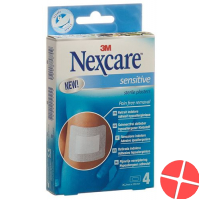 3M Nexcare Sensitive Skin Pads 4 Stück