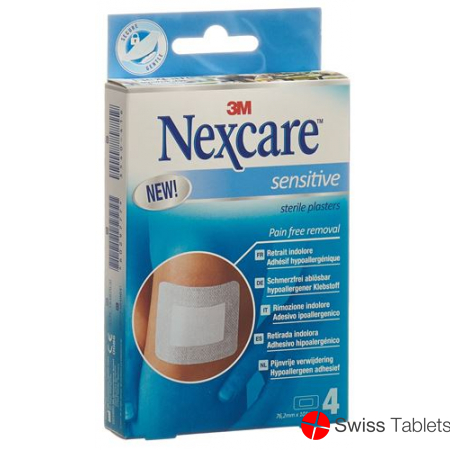 3M Nexcare Sensitive Skin Pads 4 Stück buy online