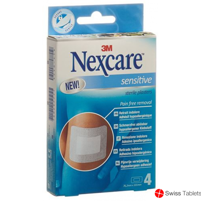 3M Nexcare Sensitive Skin Pads 4 Stück buy online