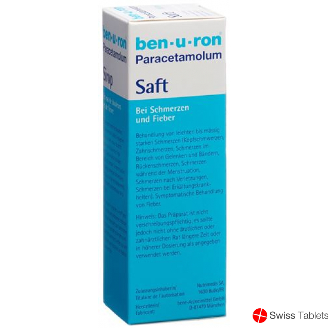 Ben-u-ron Sirup 200mg/5ml M Dosierspritze 100ml buy online