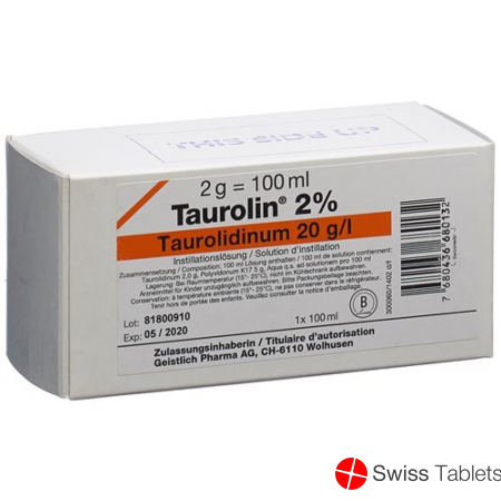 Taurolin Instill Lösung 2% 10x 250ml buy online