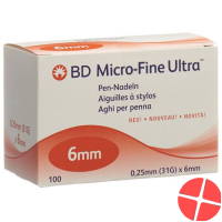 BD Micro-Fine Ultra Pen-Nadel 0.25x6mm 100 Stück