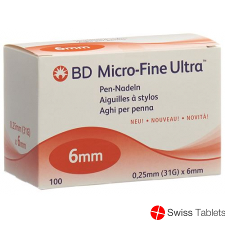 BD Micro-Fine Ultra Pen-Nadel 0.25x6mm 100 Stück buy online