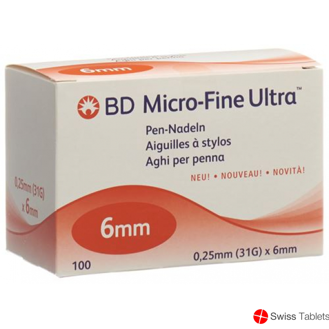 BD Micro-Fine Ultra Pen-Nadel 0.25x6mm 100 Stück buy online