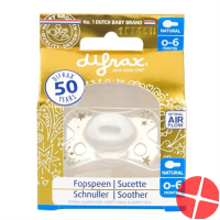 Difrax Soother Natural Gold 0-6m silicone