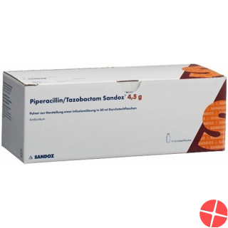 Piperacillin Tazob. Sandoz 4.5g Durchstechflasche 50ml