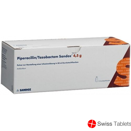 Piperacillin Tazob. Sandoz 4.5g Durchstechflasche 50ml buy online