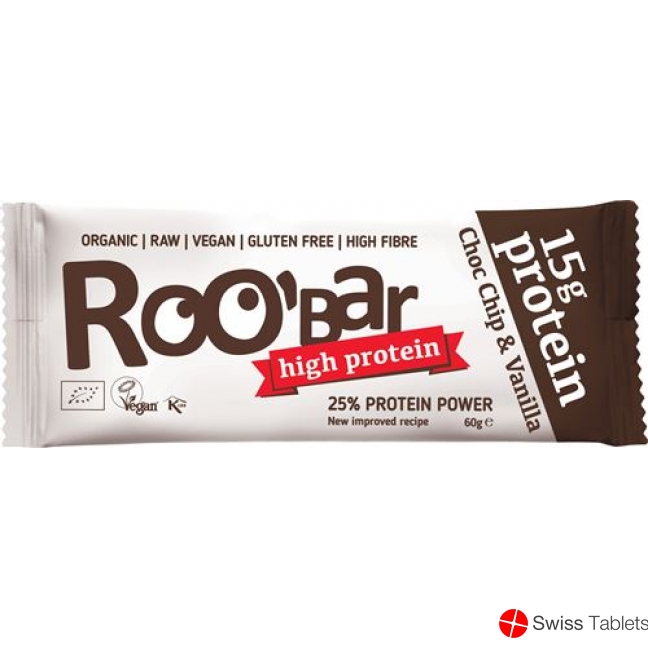 Roobar Protein-Riegel Choco Chip 60g buy online