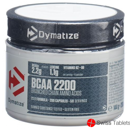 Dymatize Bcaa 2200 Caps 200 Stück buy online