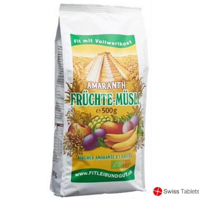 Leibundgut Amaranth-früchte-Müesli Bio Beutel 500g buy online