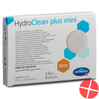 Hydroclean Plus 3cm Rund Mini 3 Stück