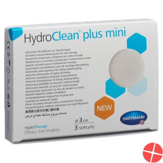Hydroclean Plus 3cm Rund Mini 3 Stück