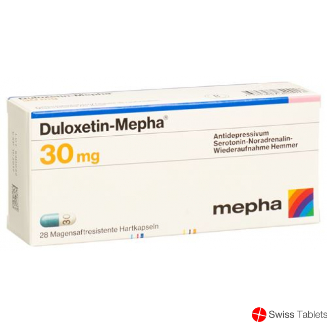 Duloxetin Mepha Kapseln 30mg (neu) 100 Stück buy online