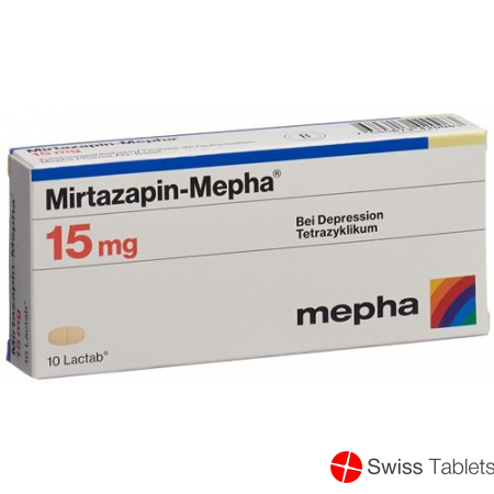 Mirtazapin Mepha Lactab 15mg 100 Stück buy online