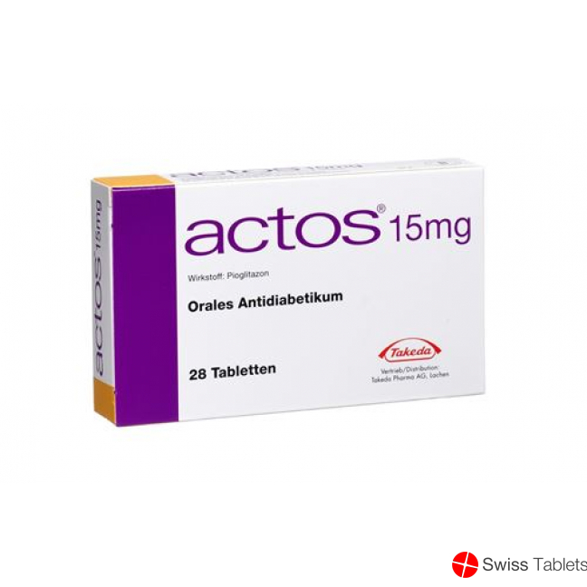 Actos Tabletten 15mg 98 Stück buy online