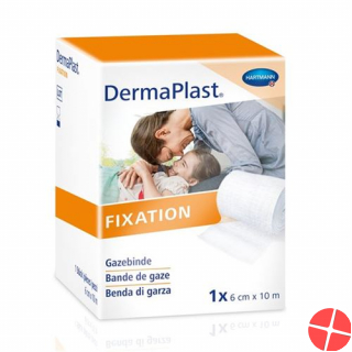 Dermaplast Gauze Bandage Fixed-Edged 10mx8cm