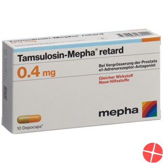 Tamsulosin Mepha Retard Depocaps 0.4mg 30 Stück