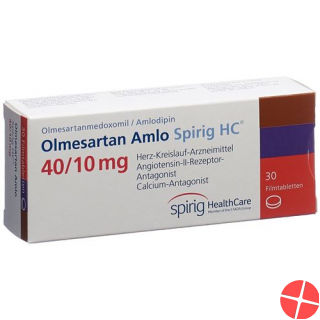 Olmesartan Amlo Spirig HC Filmtabletten 40/10mg 100 Stück