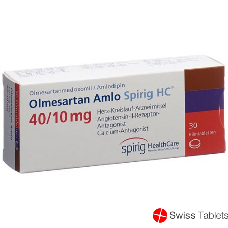 Olmesartan Amlo Spirig HC Filmtabletten 40/10mg 100 Stück buy online