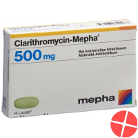 Clarithromycin Mepha Lactab 500mg 30 Stück