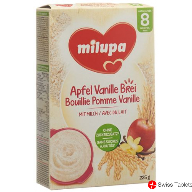 Milupa Apfel Vanille Brei 225g buy online