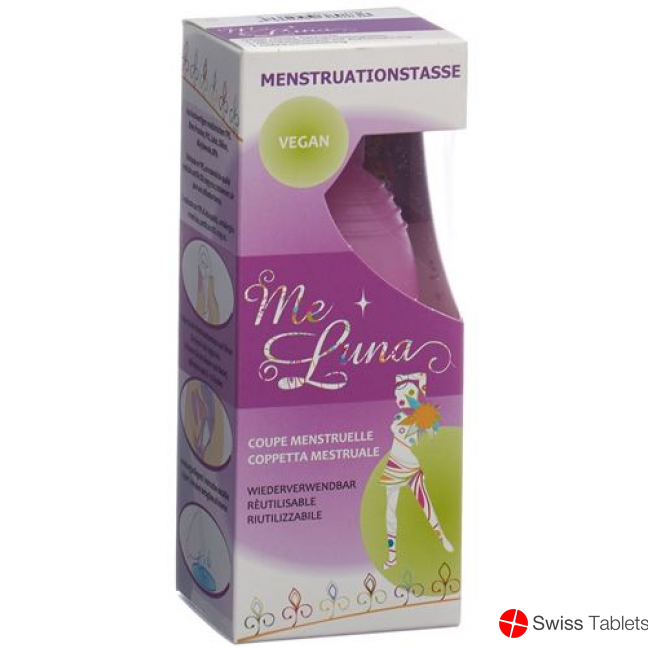 Me Luna Menstrual Cup Soft S Ball Pink buy online