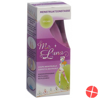Me Luna Menstrual Cup Soft L Ball Pink