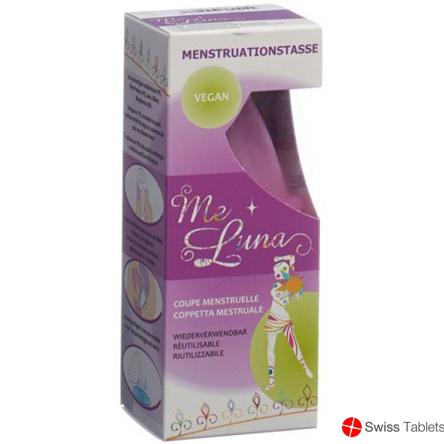 Me Luna Menstrual Cup Soft L Ball Pink buy online