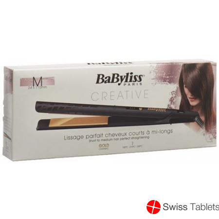 Babyliss hair straightener Gold Ceramic 24mm buy online