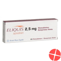 Eliquis Filmtabletten 2.5mg 56 Stück