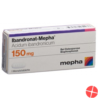 Ibandronat Mepha 150mg Monatstabletten 3 Stück