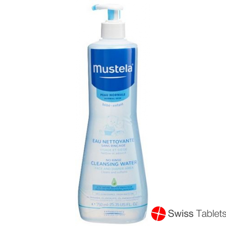Mustela Reinigungsfluid ohne Abspülen Normale Haut Dispenser 750ml buy online