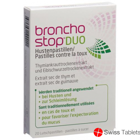 Bronchostop Duo Hustenpastillen 40 Stück buy online