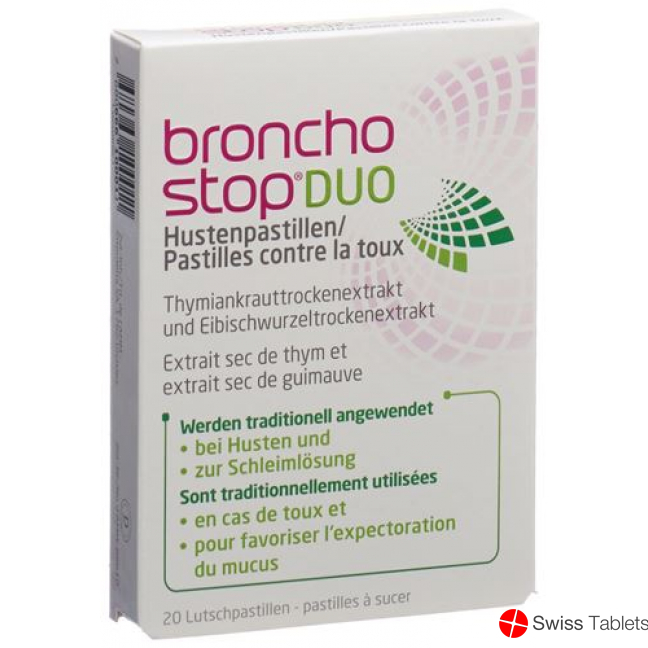 Bronchostop Duo Hustenpastillen 40 Stück buy online