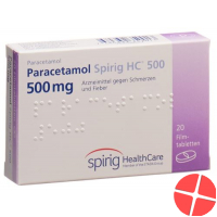 Paracetamol Spirig HC Filmtabletten 500mg Dose 100 Stück