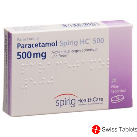 Paracetamol Spirig HC Filmtabletten 500mg Dose 100 Stück buy online