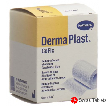 Dermaplast Cofix Gauze Bandage 6cmx4m Blue buy online