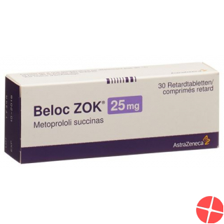 Beloc Zok 25 Retard Tabletten 25mg 100 Stück
