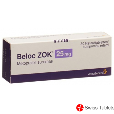 Beloc Zok 25 Retard Tabletten 25mg 100 Stück buy online
