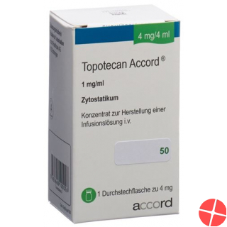 Topotecan Accord Infusionskonzentrat 4mg/4ml Durchstechflasche 5 Stück