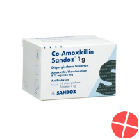 Co-amoxicillin Sandoz Disp Tabletten 1g 20 Stück