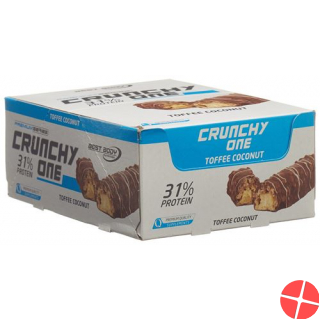 Best Body Crunchy One Bar Toffee Coconut 15x 51g