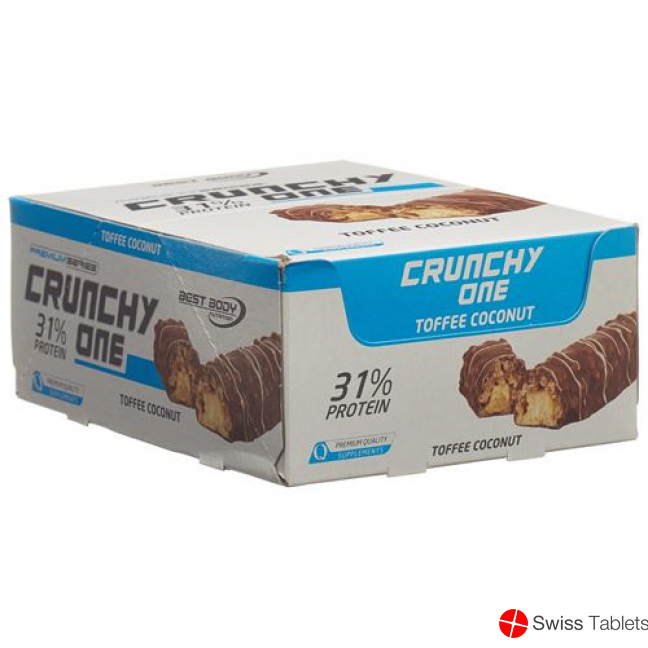 Best Body Crunchy One Bar Toffee Coconut 15x 51g buy online